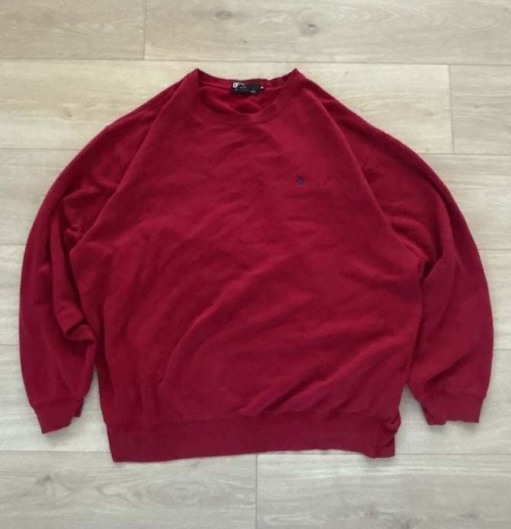 Polo by Ralph Lauren Red Crewneck Sweatshirt XL